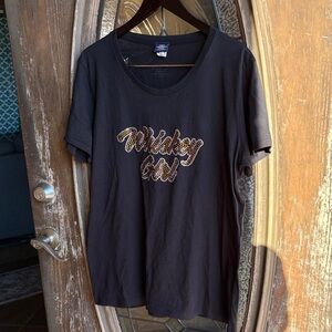 Toby Keith’s Whiskey Girl Bling Tee! Xxl